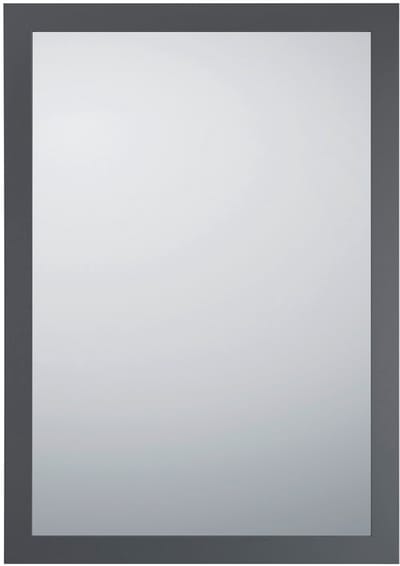 Spiegel - Trio Tiel - Wandspiegel - 48x68cm - MDF - Antraciet