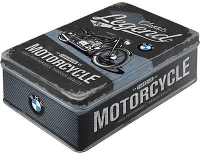 Tin box plat - BMW legend motorcycle