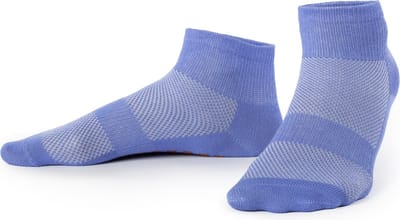 Ecorare® - Yogasokken - Lage gripsokken - Sportsokken - Lichtblauw - Maat S