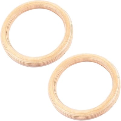 Turnringen Hout - Gymnastiekringen Fitnessringen - Krachttraining Thuis - Ergonomisch Ontwerp - 32 mm - Niet gespecificeerd