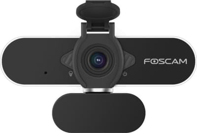 Foscam W21 Webcam - Full HD - Omni directionele microfoon - USB Webcam - 2MP - 1080p - Privacy Cover - Skype Zoom YouTube - Mac OS, Linux, Android 5.0, Windows 7 - Zwart