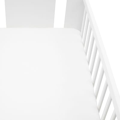New Baby jersey hoeslaken 60x120 cm wit - Wieglaken