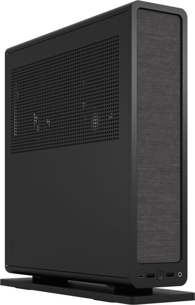 Fractal Design Ridge - PCI-E 4.0 - Black - Case - Desktop slimline - Zwart