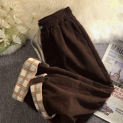 Winter Rechte Pijp Broek Los en Dun Wijde Pijp Broek Dames Fleece Verdikt Vet Mode Broek 3XL black