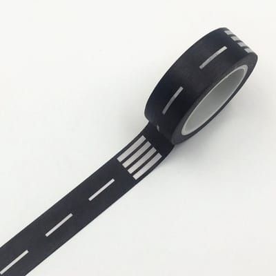 Brand4Craft - Decoratieve Plakband - Weg Motief v3 - 10 m - 15 mm - Creatief & Realistisch