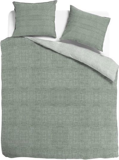 Venice Collection - Dekbedovertrek - Katoen Satijn - Lex - Groen - 240x200/220 cm - Lits Jumeaux