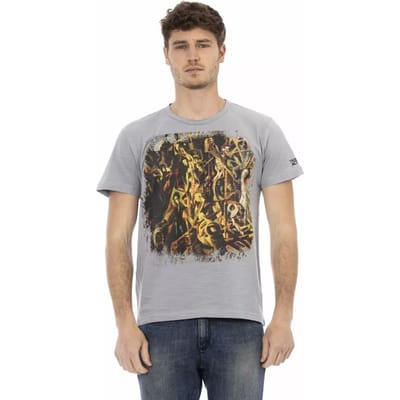 Kunstafdruk T-shirt Casual Stijl