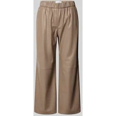 Vrouwelijke nep leren broek COMMA