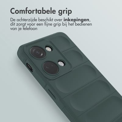 imoshion Hoesje - Geschikt voor OnePlus Nord 3 - EasyGrip Backcover - Donkergroen