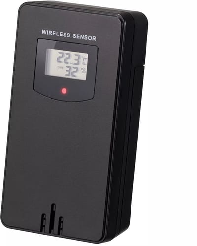 Bresser Weerstation - Thermo,- Hygrosensor - Geen basisstation meegeleverd - Zwart