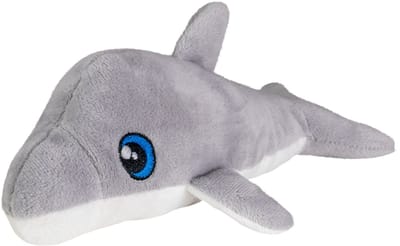 Tactic Save the Sea Dolfijn "Willow" – Duurzame Knuffel 20x7,5x7 cm – Gemaakt Van 4-7 Gerecyclede PET Flessen – Inclusief Adoptiecertificaat – Educatief Speelgoed Vanaf 0 Jaar – Ecologisch Pluche – 100% Recyclebaar – Bescherm de Zee – Met Gratis App