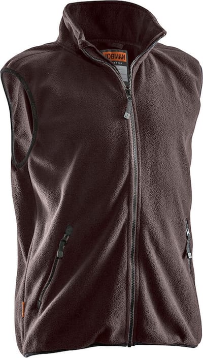 Jobman 7501 Fleece Vest 65750175 - Bruin - S