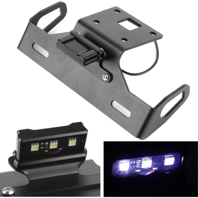 Motorfiets Achterlicht Kentekenplaathouder WLED Licht Geschikt voor KAWASAKI Z800 2013?2018 gray