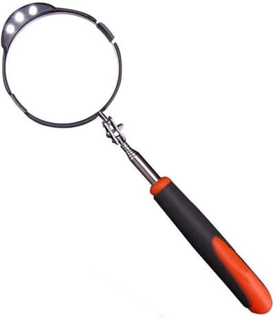 Inspectie Spiegel - Telescoop Spiegel - Onderhoud Voertuigen - 360 Graden Rotatie - 760mm Uitschuifbaar - Zilver