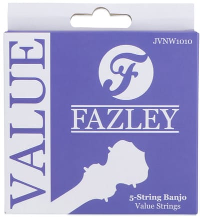 Fazley JVNW1010 Value Banjo Strings snarenset voor 5-snarige banjo (.010 - .023)