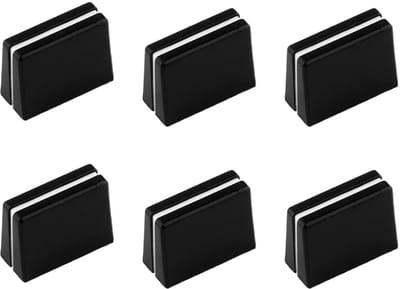 Inovra- Fader Caps 6 Stuks - Eenvoudig te Installeren - Fader Mixer - Fader Slider - Reserveknop - Duurzaam Kunststof - Mixerknoppen