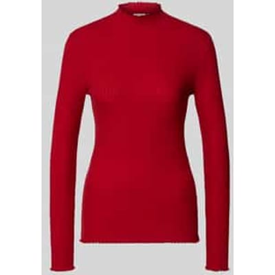Slim fit shirt met lange mouwen van lyocellmix