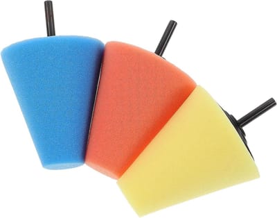 Polijstspons Sets - Kegelvormige Pads - Autowiel Detailing - Kegelvormig Ontwerp - 15 Stuks - Diverse