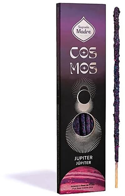 Sagrada Madre wierook - Cosmos - planeet jupiter - amber - basilicum - olibanum - wierookstokjes - 1 doosje