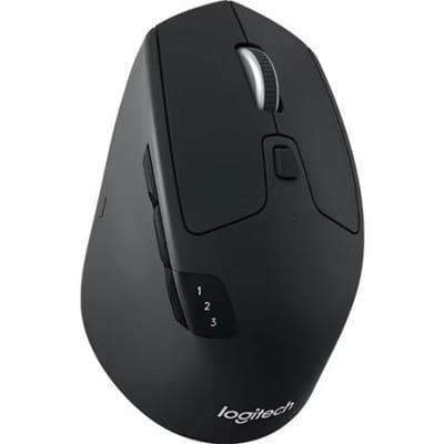 Logitech M720 Muis Draadloze Bluetooth Muis Kantoormuis Rechterhand Muis met Draadloze 2.4G Ontvanger zwart