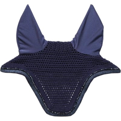 Kentucky Horsewear - Oornetje Wellington glitter donkerblauw pony