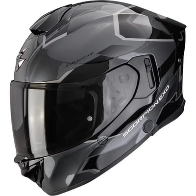 Scorpion EXO-530 Clip Silver Black - Integraalhelm - Maat XL - Motorhelm - ECE 22-06 gekeurd