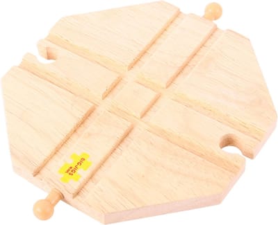 Bigjigs Wooden Rails - Crossing Plateau