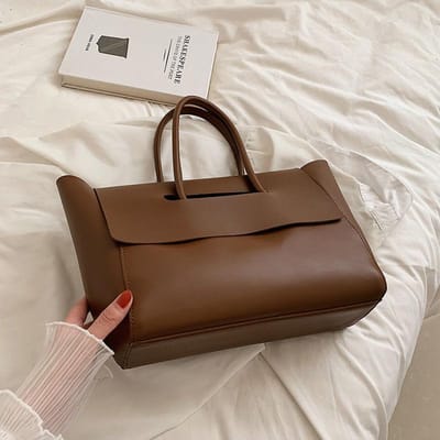 Sac à main pour femme Senior Sense of Large Bags Sac à main de grande capacité Sac fourre-tout de voyage rétro tendance 30*12*26cm café