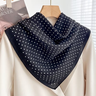 Sjaal vierkante sjaal van 70x70 cm voor dames - Landelijke stijl - Nekbeschermende sjaal - Dunne driehoekige hoofdsjaal/sjaal-Stijl 30