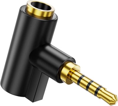Audio Adapter - Gebalanceerde Converter - HiFi Geluid - 90 Graden Hoekontwerp - 4.4mm naar 2.5mm - Vergulde Plug