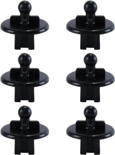 Vervangende plastic hoedenplankclips voor Fiesta en Fusion 2001-2008, 2001-2011 - 6 stuks, duurzaam en eenvoudig te installeren