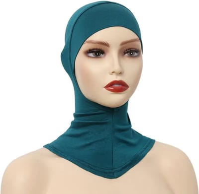 Nivard Hoofddoek - Hijab - Dames - Abaya - Sjaal - Islamitische Kleding - Moslim Kleding - Alhamdulillah - Blauw & Groen