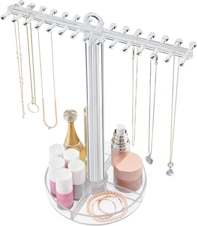 Sieraden Organizer - Juwelenhouder - Snel Vinden - 30 Kettingen Plek - Met Lade - Transparant