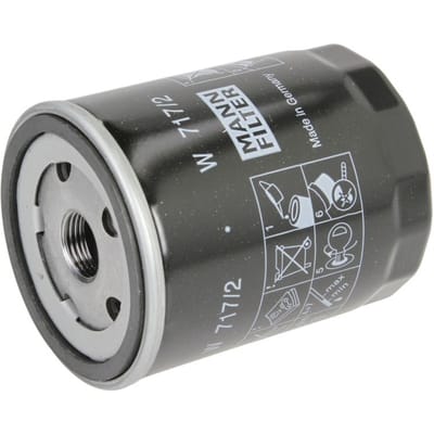 MANN-FILTER Oliefilter W 717/2 voor Alfa Romeo 33 Alfasud Giulietta | Fiat 131 132 Croma Regata Tempra Tipo | Lancia Dedra Delta Thema | OEM 4371582 | 4434794 | 60553431 | 71736168
