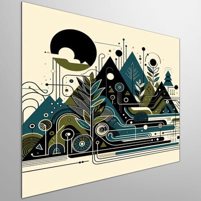 Kunstprint | Wanddecoratie | Dibond | 40 × 40 cm