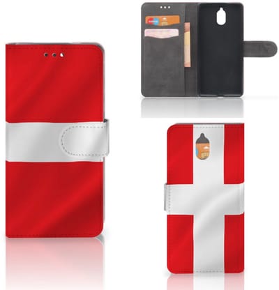Nokia 3.1 (2018) Bookstyle Case Denemarken