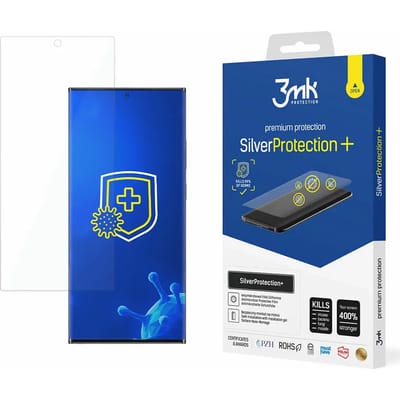 Antimicrobiële beschermingsfilm 3MK Samsung Galaxy S22 Ultra 5G - Silver Protect+