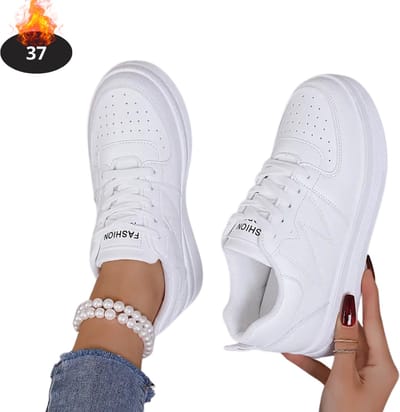Livano Schoenen Dames - Sneakers - Comfortabel - Sportief - Casual - Volwassen - Wit - Maat 37