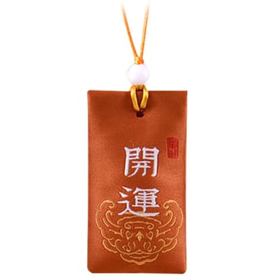 Spiritueel zout met zakje, boeddhistische spirituele zoutzakje ketting, geborduurd spiritueel zout