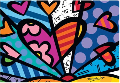 Bluebird Puzzle legpuzzel Romero Britto - Sunset - 2000 stukjes.