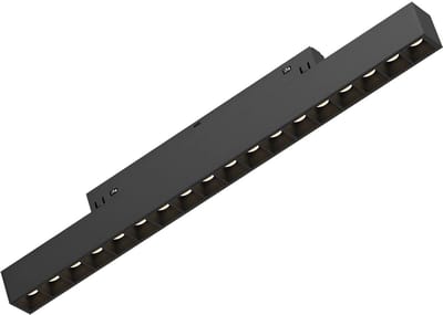 48V Magnetische Lineaire LED Bar - Brinton Magni Smart - Tuya Smart Tracklight - Dimbaar - 18W 1580lm 24D - Aanpasbare Lichtkleur 3000K-4000K-6000K - Zwart