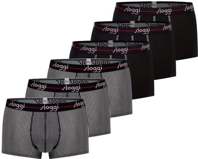 sloggi Heren hipster short / pant 6 pack Start