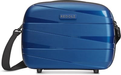 Beautycase Essentials in Blauw Metallic - Reiscomfort en Stijl