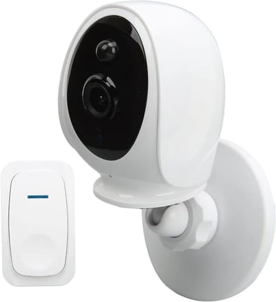 Videodeurbel Camera - Draadloze Deurbel - Veiligheid Thuis - Tweerichtingsgesprek - 1080P HD - Zwart