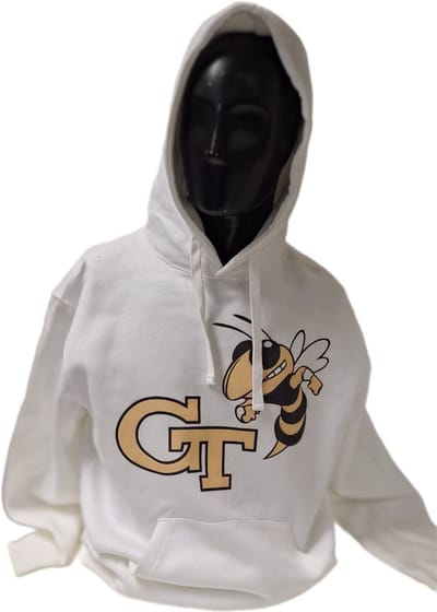GEORGIA TECH- HOOD-WHITE-L