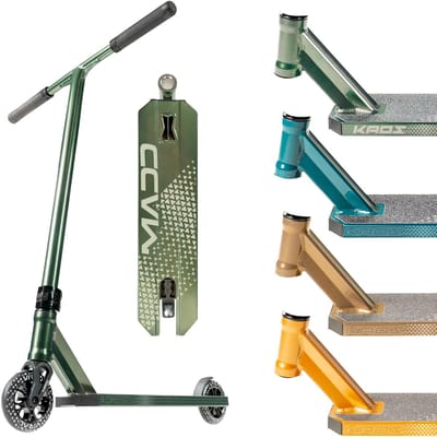 Stuntstep - Madd Gear Viral Kaos Denim Teal - Stuurhoogte 86 cm - Vanaf 10 jaar - 110mm wielen