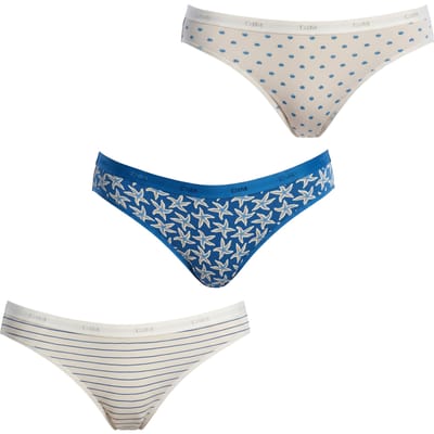 Pack-3 Stretch Katoenen Slipjes D4C17 voor Vrouwen
