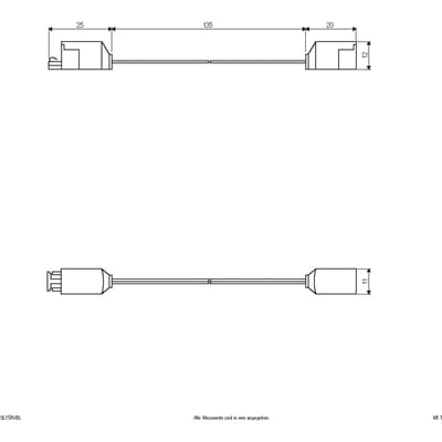EVN Aansluitkabel voor Bordo, lengte 15 cm