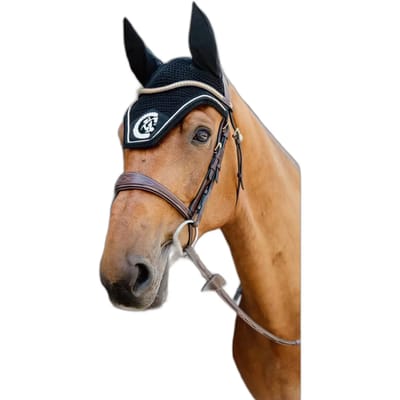 Kentucky Horsewear - Oornetje Wellington 3D Logo rope zwart Full