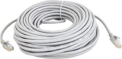 ValeDelucs Internetkabel 15 meter - CAT6 UTP Ethernet kabel RJ45 - Patchkabel LAN Cable Netwerkkabel - Lichtgrijs